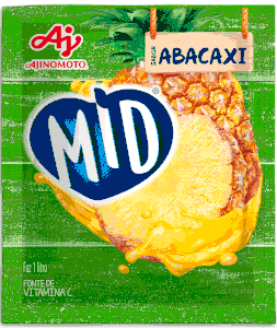Ajinomoto - Pó para Refresco Mid Sabor Abacaxi 20g