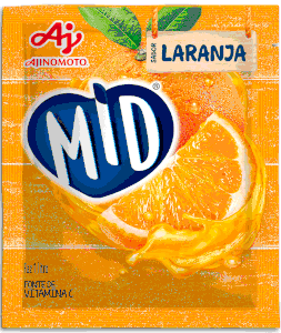 Ajinomoto - Pó para Refresco Mid Sabor Laranja 20g