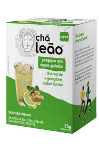 Leão - Chá Verde com Gengibre e Limão 25g