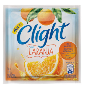Clight - Refresco em Pó Zero Açúcar Sabor Laranja 8g