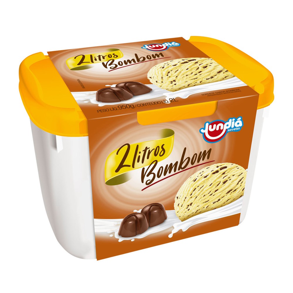 Jundiá - Sorvete de Bombom 2L