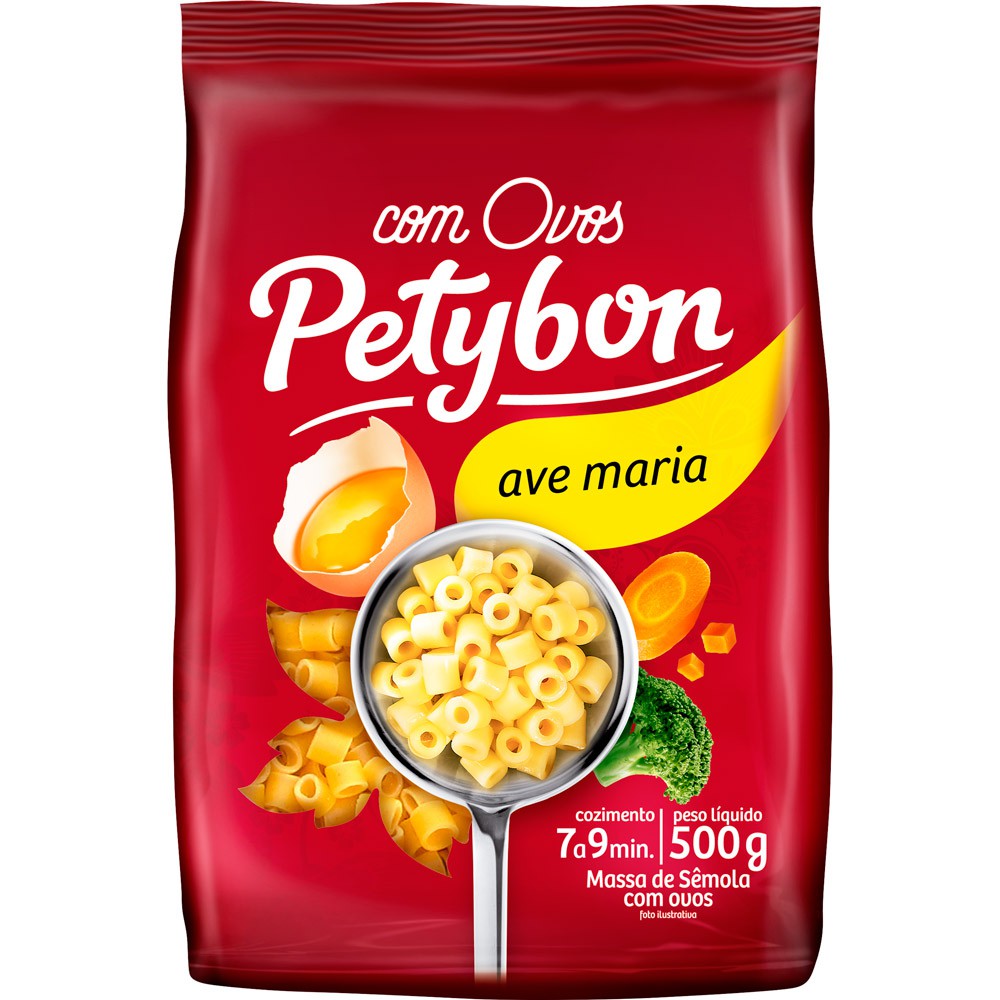 Petybon - Massa com Ovos Ave Maria 500g