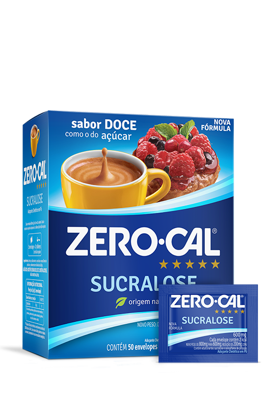 Adoçante em Pó Zero-Cal Sucralose 50 Sachês