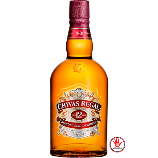 Whisky Chivas Regal 12 anos Escocês 750ml