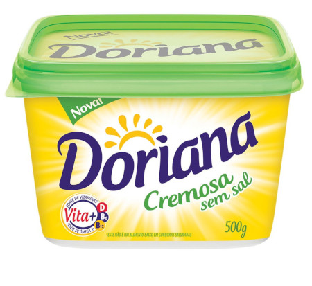 Margarina Doriana Cremosa sem Sal 500g