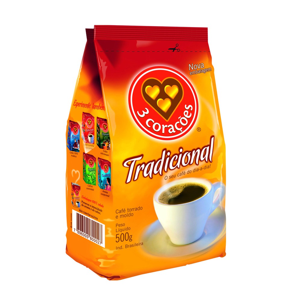Café 3 Corações Tradicional 500g