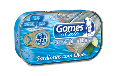 Sardinhas Gomes da Costa em Óleo 125g