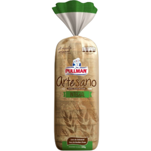 Pão de Forma Integral Pullman Artesano 500g