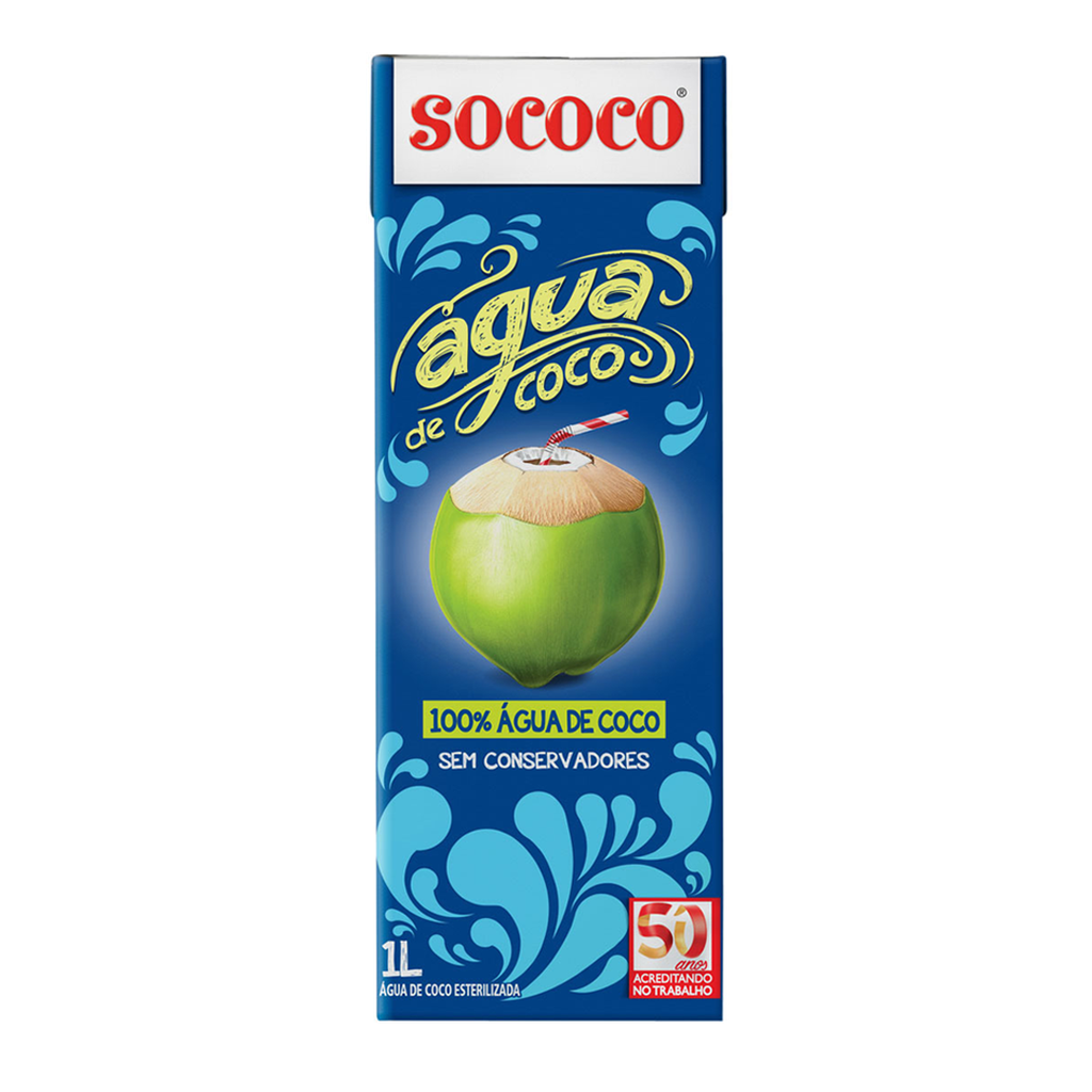 Água de Coco Sococo 1L
