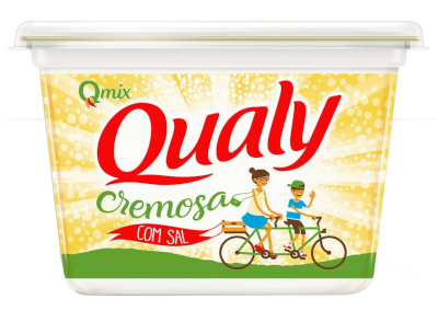 Margarina Cremosa com Sal Qmix Qualy 500g