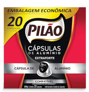 Café Extra Forte Pilão 20 Cápsulas