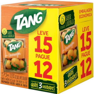 Tang - Refresco em Pó Sabor Laranja 15x25g