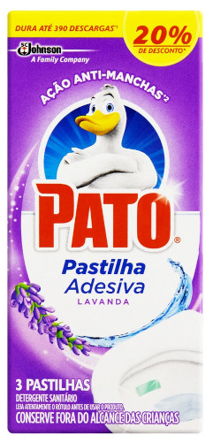 Desodorizador Sanitário Pato 3 Pastilhas Lavanda