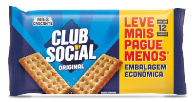 Biscoito Salgado Regular Original Club Social 288g