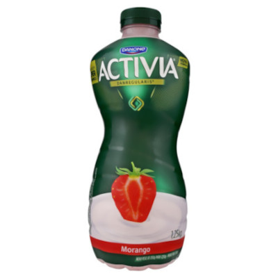 Iogurte Probiótico Sabor Morango Activia 1,25Kg