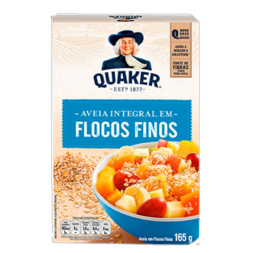 Aveia Quaker em Flocos Finos 165g