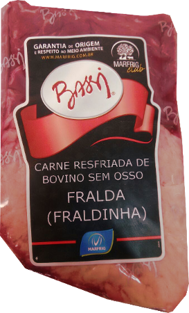 Fraldinha Bovina Resfriada Black peça à vácuo 700g aprox.