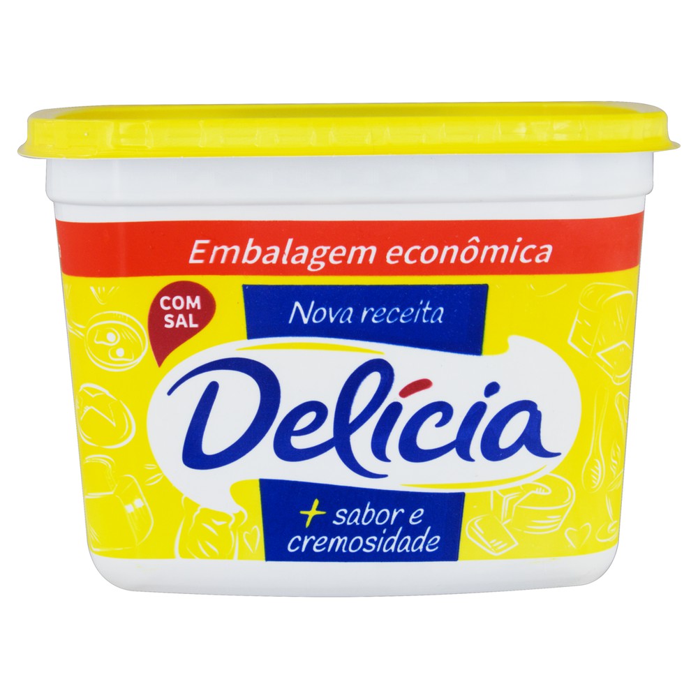 Margarina com Sal + Sabor e Cremosidade Delícia 1kg
