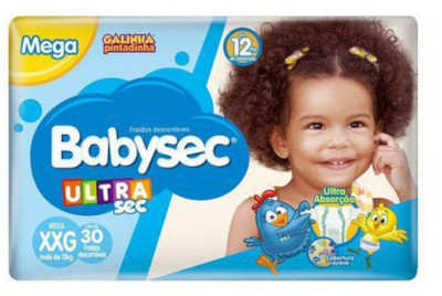 Babysec Fralda Infantil Ultrasec XXG 28 Fraldas