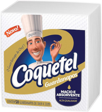 Coquetel - Guardanapos 30x33cm 50 Unidades