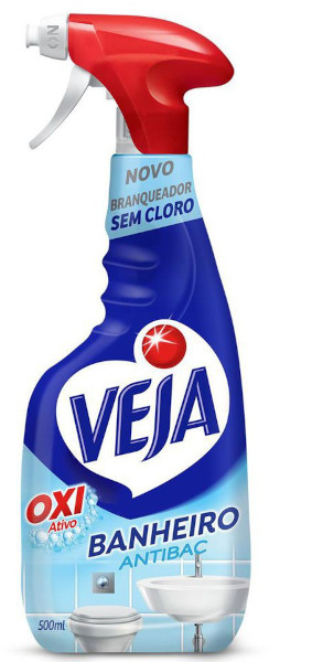 Limpador Veja Spray Antibacteriano Banheiro Oxi 500ml