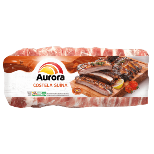 Costela Suína Cong. Aurora 1,3kg Aprox.