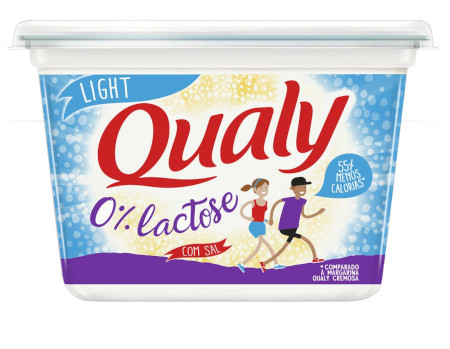 Margarina com Sal Light Zero Lactose Qualy 500g