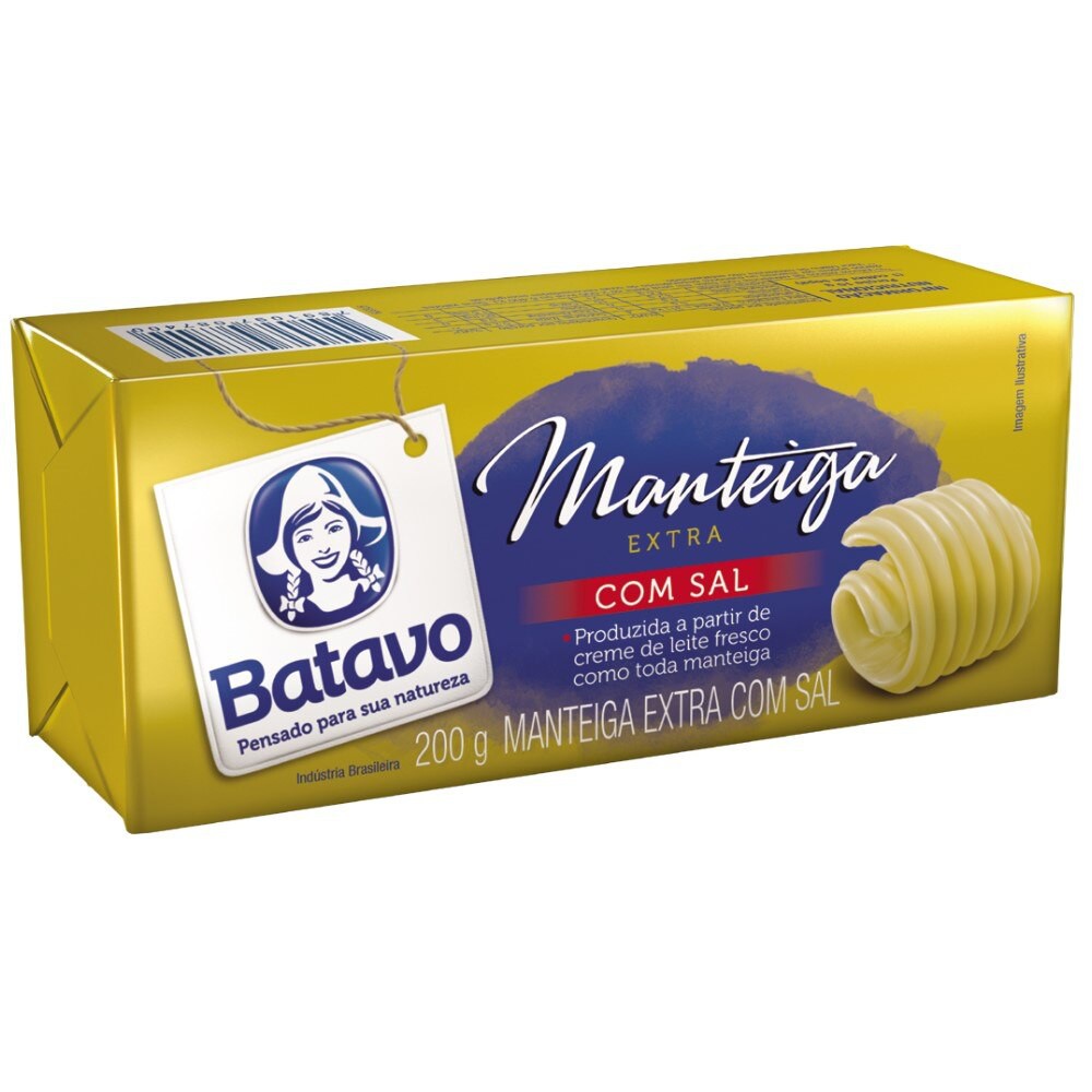 Manteiga com Sal Batavo 200g
