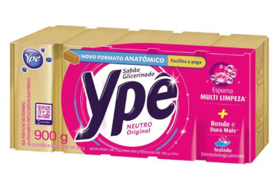 Sabão Ypê em Barra Neutro Original 5x180g