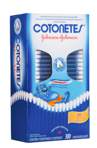 Hastes Flexíveis Cotonetes Johnson's 300 Unid.