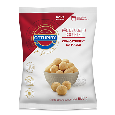 Pão de Queijo sem Recheio Coquetel Catupiry 960g