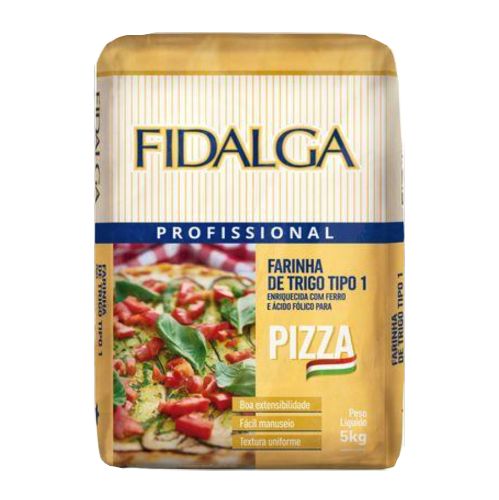 Fidalga - Farinha de Trigo Tipo 1 Profissional para Pizza 5Kg