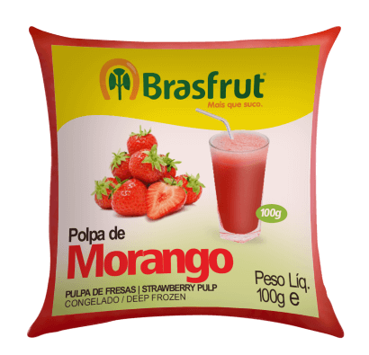Brasfrut - Polpa de Morango Congelada 100g
