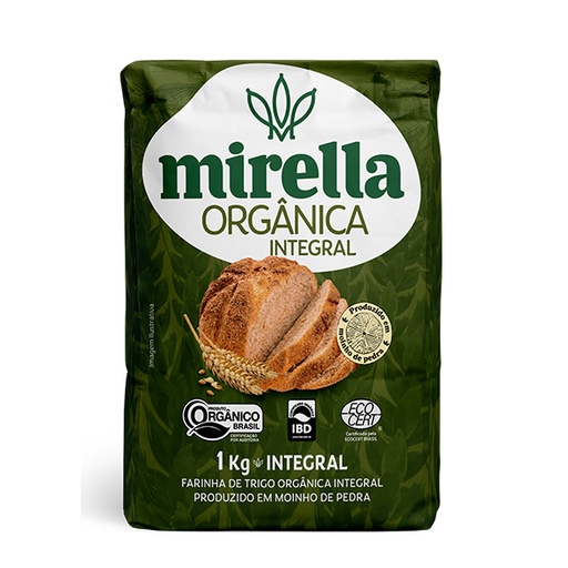 Farinha de Trigo Mirella Orgânica Integral 1kg