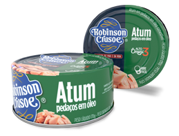 Robinson Crusoe - Atum em Pedaços em Óleo 120g