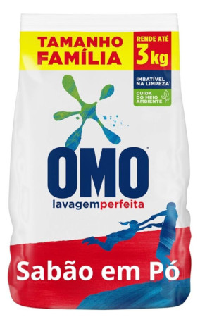 Lava Roupas em Pó Omo Lavagem Perfeita 2,2kg