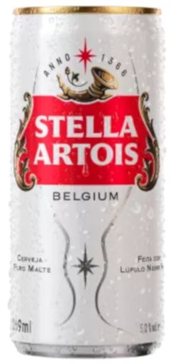Cerveja Stella Artois Puro Malte lata 269ml 