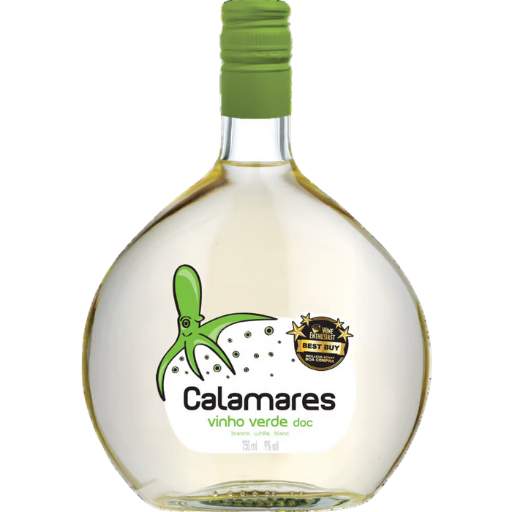 Vinho Fino Branco Meio Seco Calamares Português DOC 750ml