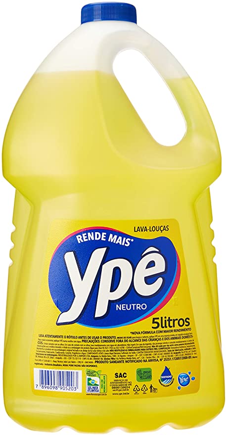 Detergente Líquido Neutro Ypê 5L