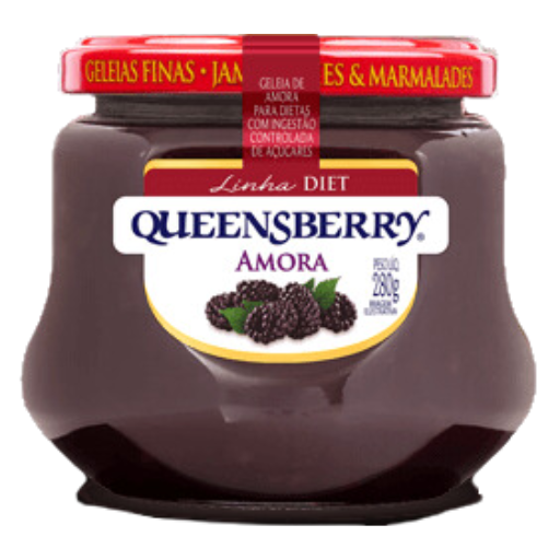 Geleia Diet de Amora Queensberry Diet 280g