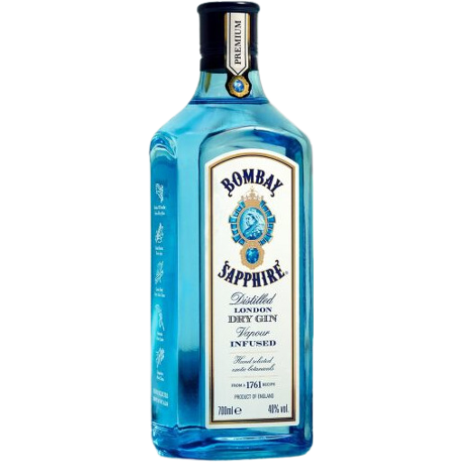 Gin London Dry Sapphire Bombay 750ml 