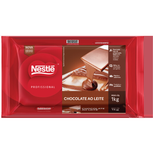 Barra de Chocolate ao Leite Nestlé 1kg
