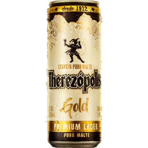 Cerveja Therezópolis Gold lata 350ml