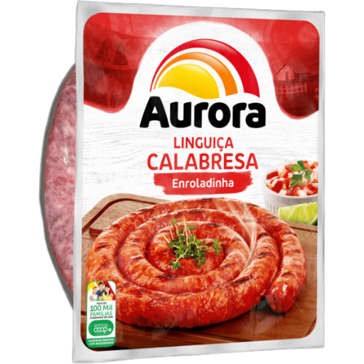 Linguiça Calabresa Enroladinha Aurora 700g