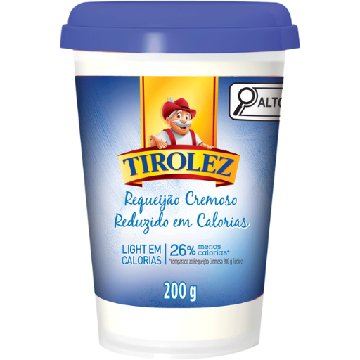 Requeijão Cremoso Light Tirolez 200g 