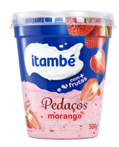 Iogurte Pedaços Morango Itambé 500g