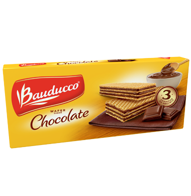Wafer Bauducco Sabor Chocolate 140g