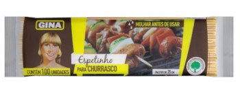 Gina - Espeto de Bambu para Churrasco 100 Unidades