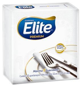 Elite - Guardanapos de Papel Folha Dupla Lips 50 Unidades