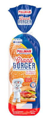 Pão de Hambúrguer com Gergelim Pullman 420g